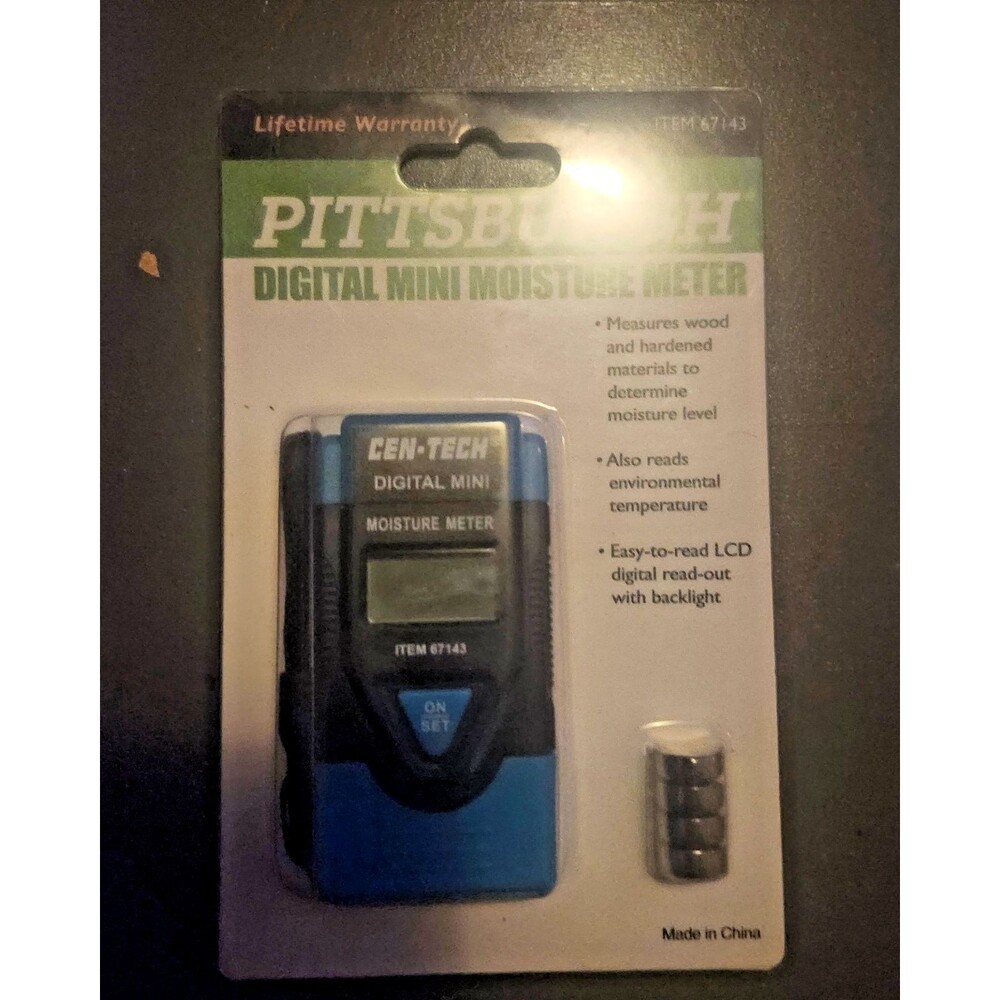 Pittsburgh moistrue meter NIB with batteries